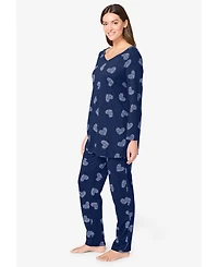 Avenue Plus Body Three-Quarter Sleeve Pajama Set