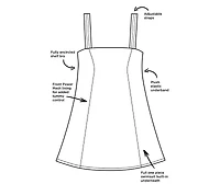 Swimsuits for All Women's Princess Seam Swimdress