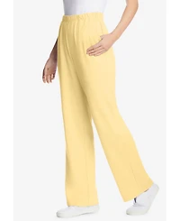 Woman Within Plus 7-Day Knit Wide-Leg Pant