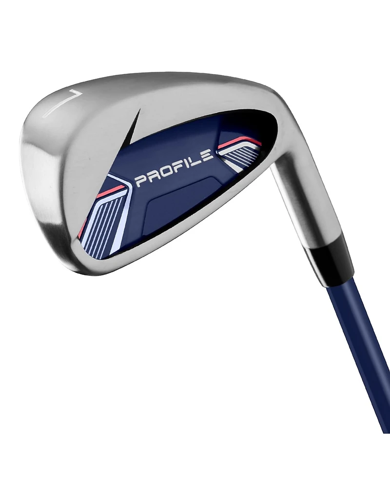 Wilson Profile Stand 11 Piece Womens Right Hand Complete Golf Set - Standard / Ladies / Navy/Rose Gold/Silver