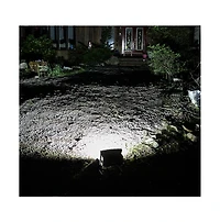 Maxsa Innovations Solar-powered Dusk to Dawn Flood Light - Black Dark Sky (Warm White bulbs)