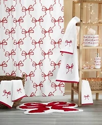 Avanti Christmas Bows Bath Collection