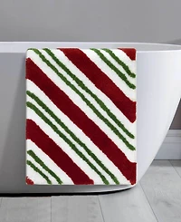 Avanti Candy Cane Polyester Bath Rug, 20" x 32"