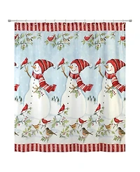 Avanti Holiday Cheer Polyester Shower Curtain, 72" x 72"