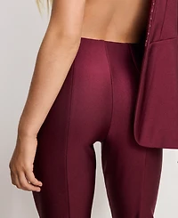 Good American Women's Dolly Jolean Compression Shine High Rise Pants, Regular & Plus