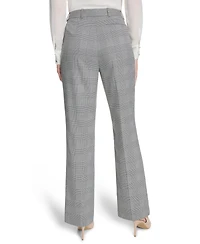 Calvin Klein Women's Houndstooth Mid-Rise Pants