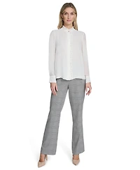 Calvin Klein Women's Ruffle-Front Blouse