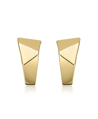 Rachel Glauber 14K Gold Plated Geometric Infinity Mini Hoop Earrings