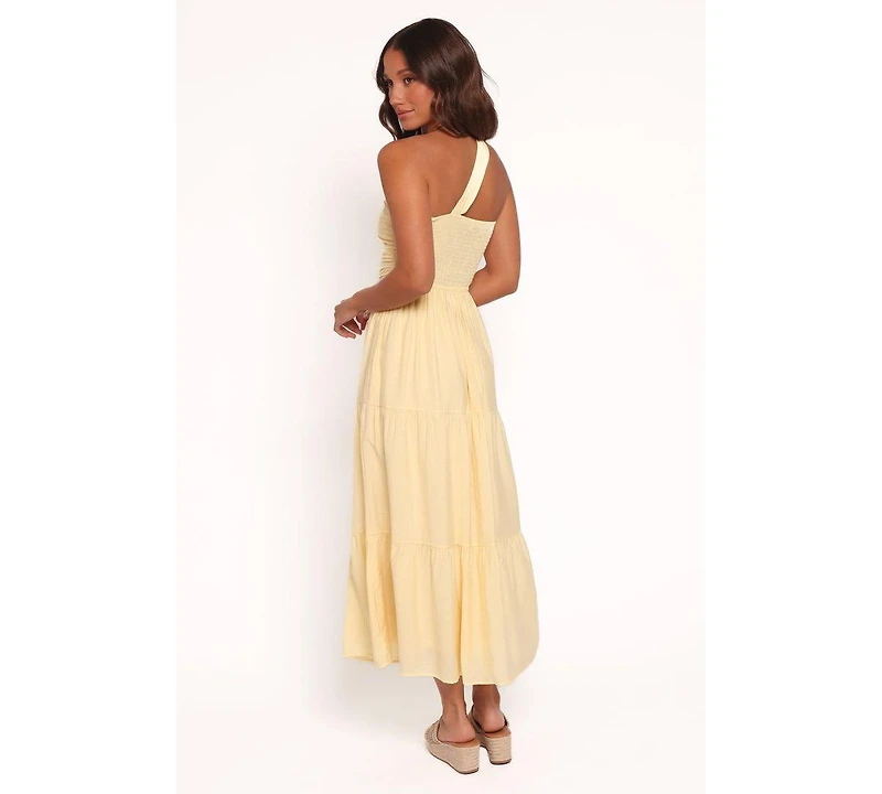 Petal and Pup Women's Vinny One Shoulder Maxi Dress - Yellow