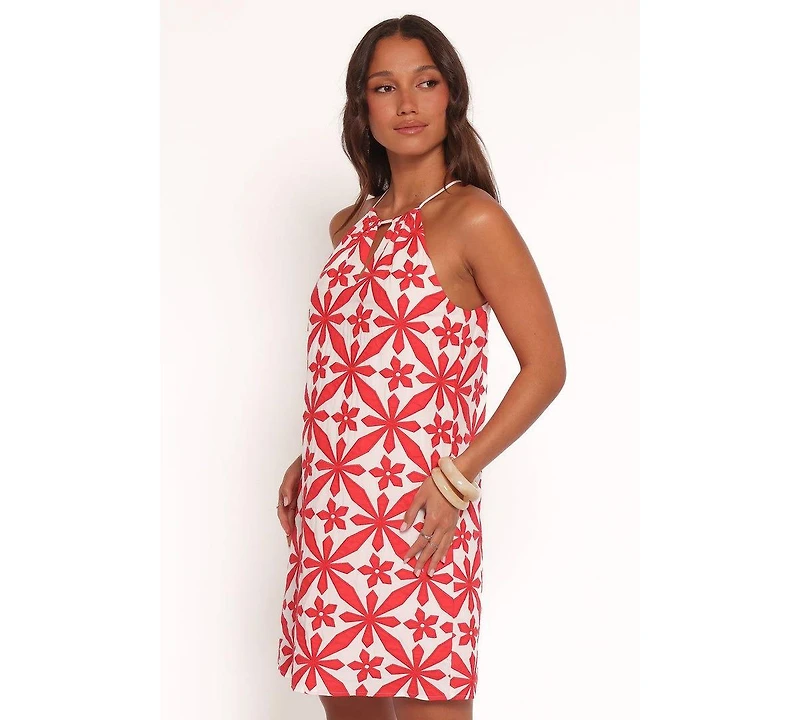 Petal and Pup Women's Kaelia Mini Dress - Red