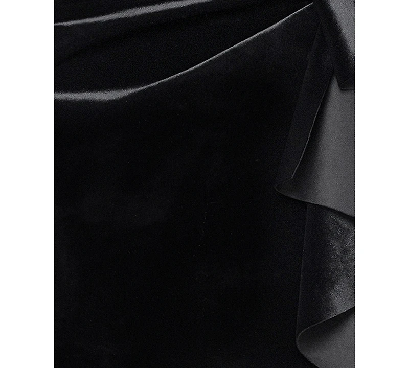 Xscape Women's Halter Neck Side Ruched Dress