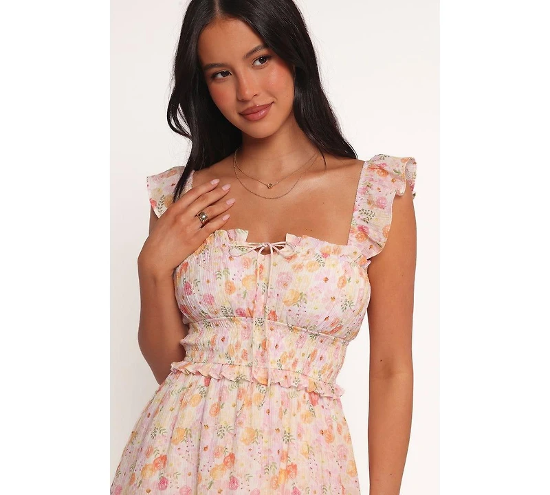 Petal and Pup Women's Iliana Mini Dress - Pink Floral