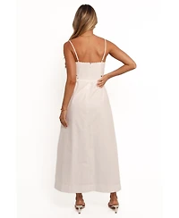 Petal and Pup Women's Angelus Midi Dress - White