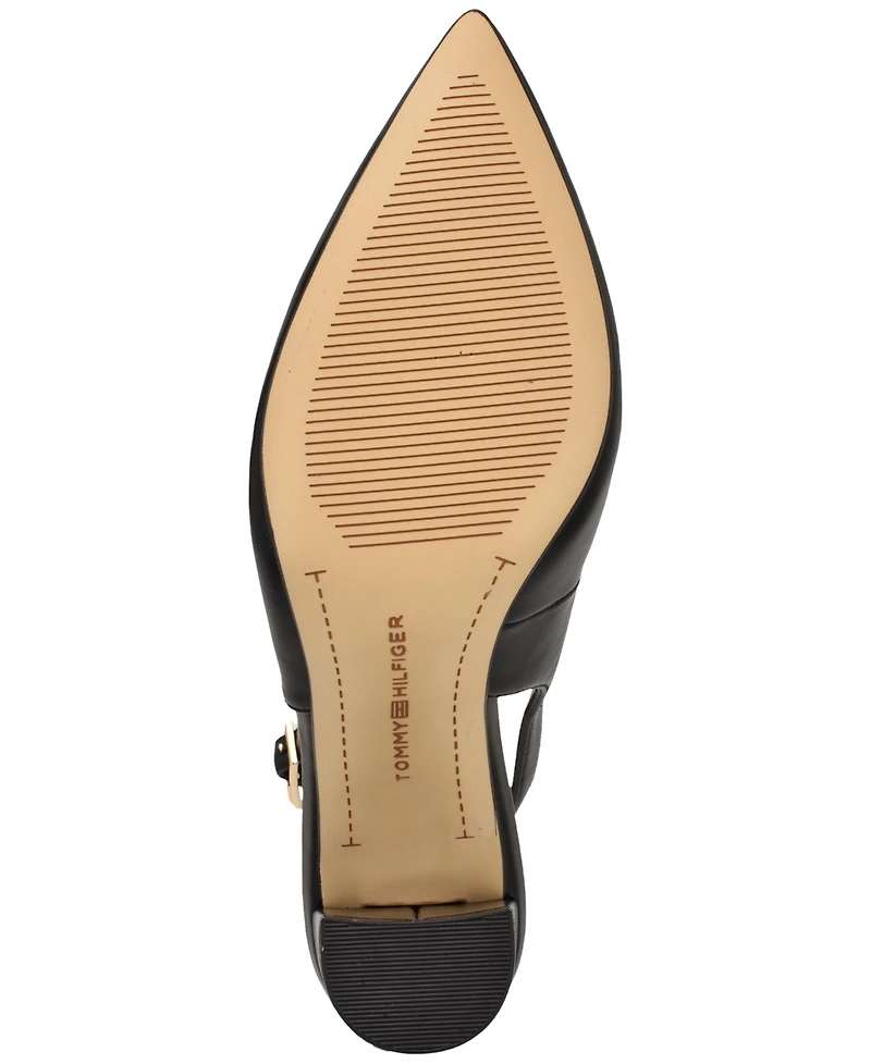 Tommy Hilfiger Women's Azalee High Block Heel Slingback Pumps