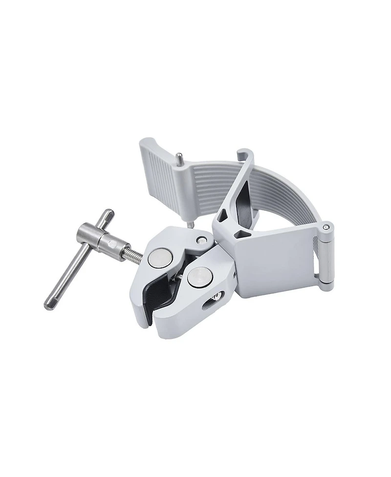 amaran Peak Battery Grip, Bundle with Crab-Shaped Light Stand Clamp, Silver
