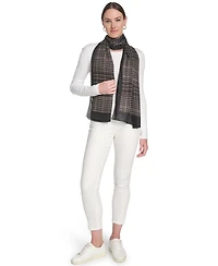 Calvin Klein Women's Houndstooth Print Wrap