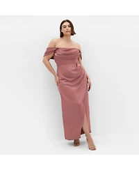 City Chic Women's Plus Forbidden Love Maxi Dress