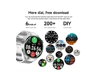 Ruxing Smart 1.75'' Smart watch for Women Men With Bluetooth calling Multiple Sports Modes Intelligent Reminder Health Monitoring Voice Assistant