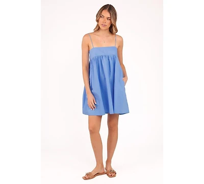 Petal and Pup Women's Serina Mini Dress - Blue