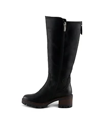 Spring Step Lexis Water-Resistant Tall Shaft Boot with Adjustable Calf and Shock-Absorbing Sole