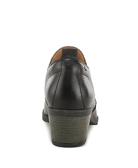 Azura Spring Step Phaedra Premium Leather Shoe with Cushioned Insole, Arch Support, and Low Heel