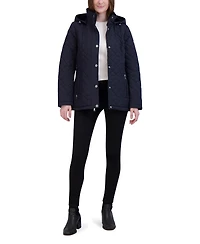 Laundry By Shelli Segal Women's Quilted Hooded Coat