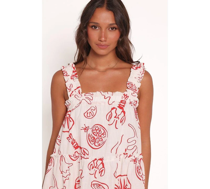 Petal and Pup Women's Elena Mini Dress - Red Lobster