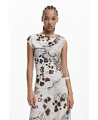Desigual Women's Animal print dress