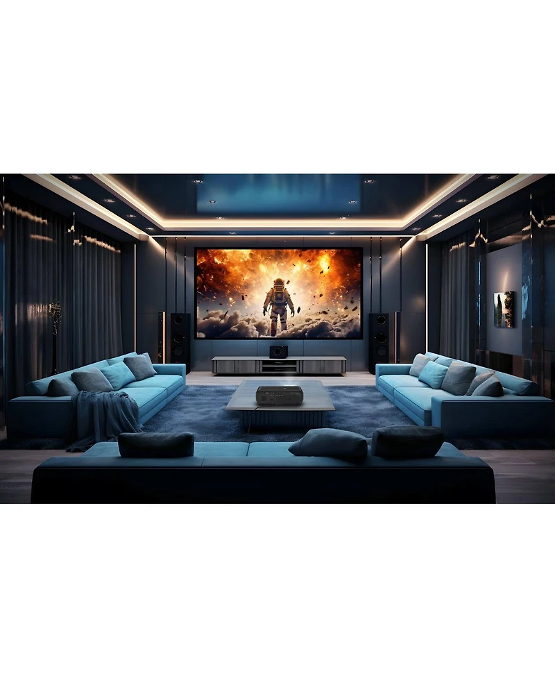 BenQ W4100i 4K Ultra Hd Hdr 4LED Dlp Smart Home Theater Projector with Ai