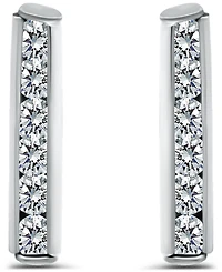 Giani Bernini Cubic Zirconia Set Bar Post Earrings (5/8 ct. t.w.) 18K Gold Over Sterling Silver, Macy's Exclusive