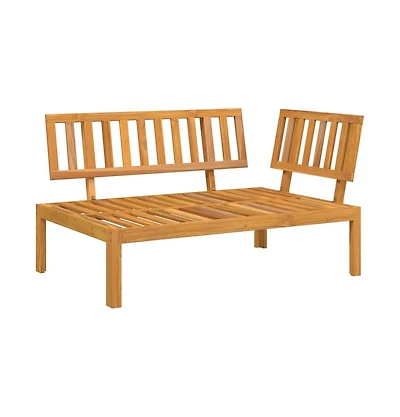 vidaXL Pallet Sofa Natural Wood Solid Acacia Wood Medium Modular