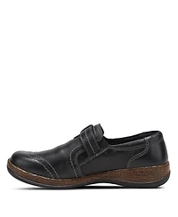 Spring Step Smolqua Leather Loafer with Adjustable Strap and Cushioned Insole