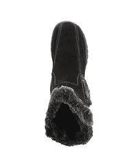 Azura Spring Step Achieve Suede Water Resistant Cold Weather Boot with Faux Fur Trim and Buckles
