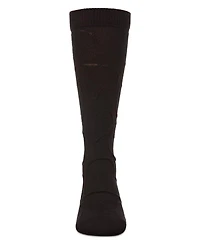 Memoi Little Girls Stretch Cotton Multi Heart Design Knee Sock