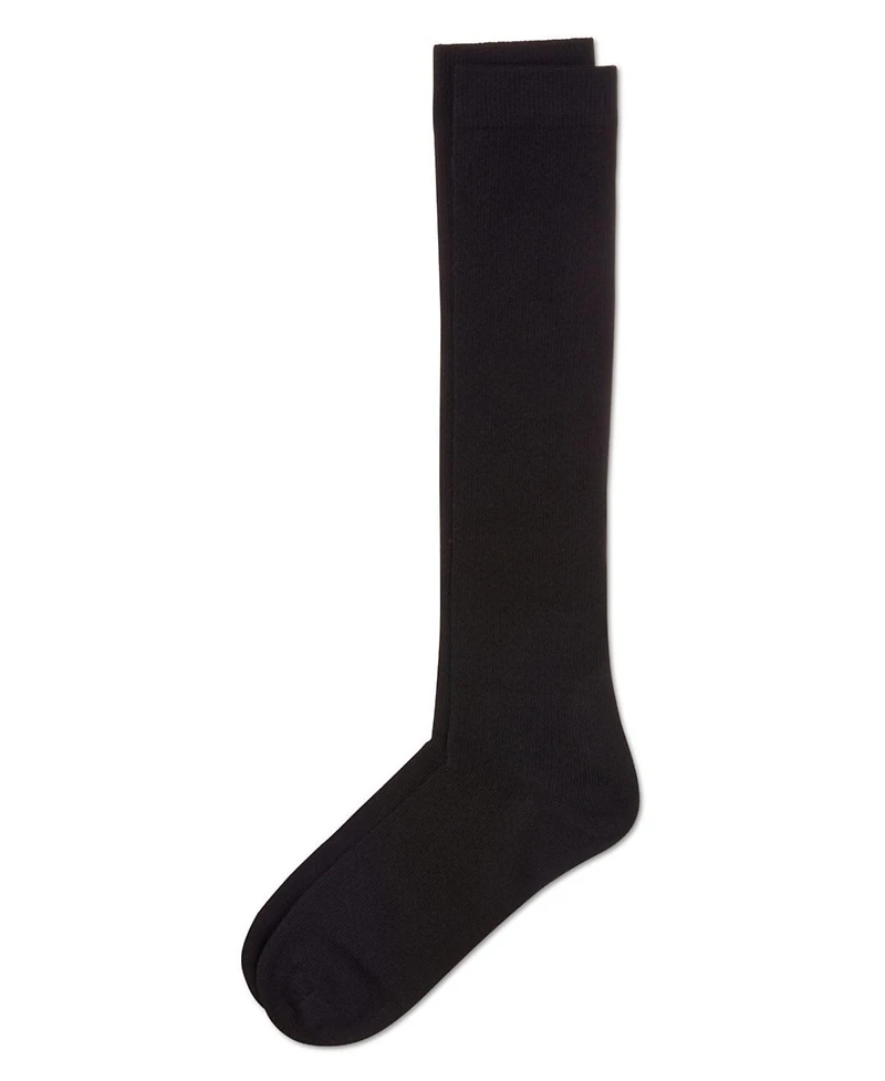 Memoi Big Girls Pointelle Dot Knee High Socks