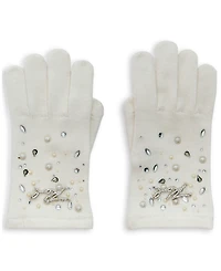 Karl Lagerfeld Paris Women's Krystal Tech Gloves