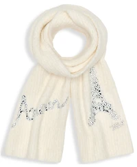 Karl Lagerfeld Paris Women's Embellished Scarf