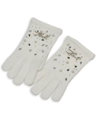 Karl Lagerfeld Paris Women's Krystal Tech Gloves