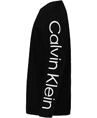 Calvin Klein Big Boys 8-20 Long Sleeve Print T-Shirt