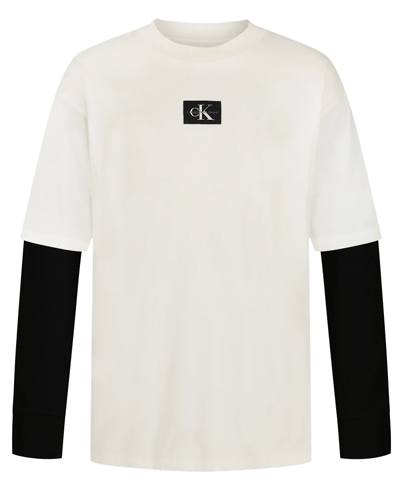 Calvin Klein Boys 8-20 Long-Sleeve T-Shirt