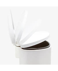 Qualiazero 50L / 13.2 Gallon D-Shape Step Can - Matte White