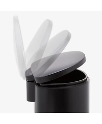 Qualiazero 50L / 13.2 Gallon D-Shape Step Can - Matte White