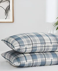 Southshore Fine Linens Highland Plaid Extra Deep Pocket 300- Thread Count 4-Pc. Sheet Set