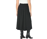 Woman Within Plus Ponte Knit A-Line Skirt