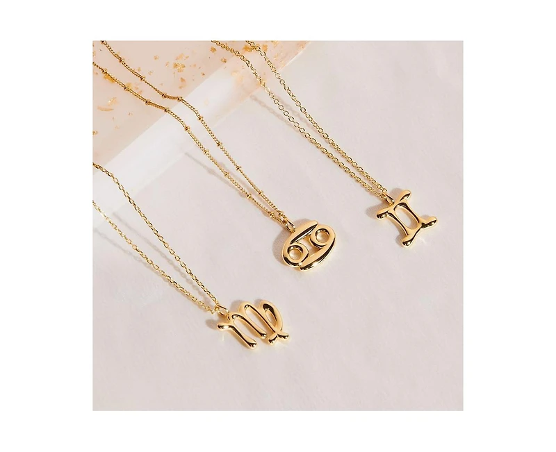 Sterling Silver Zodiac Pendant Necklace