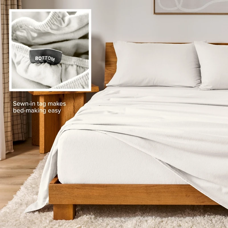 Bare Home Cotton Flannel Sheet Set