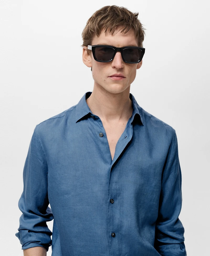Mango Men's Linen Shirt