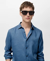 Mango Men's Linen Shirt