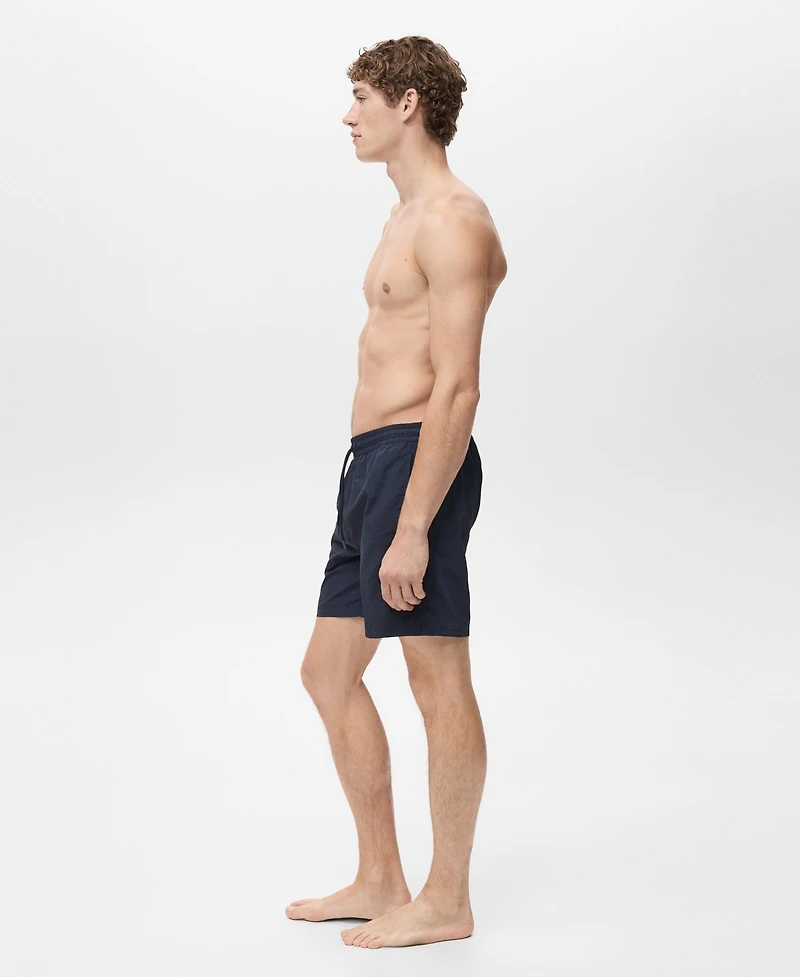 Mango Men's Basic Drawstring Swimsuit