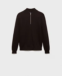 Mango Men's Cotton Perkins Neck Sweater